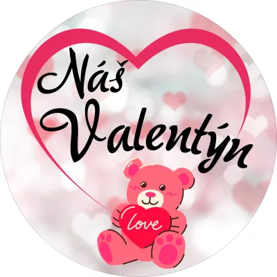 Náš Valentýn – jedlý papír na dort
