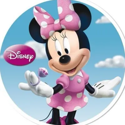 Kruh: Minnie s prstýnkem – jedlý papír na dort