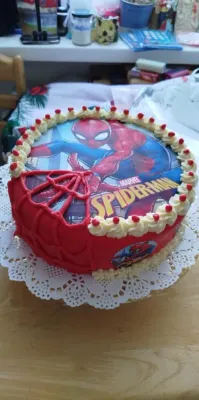 Fotka od zákaznice Eva – Jedlý papír: Spider-man v nabídce jedlý papír i fondán