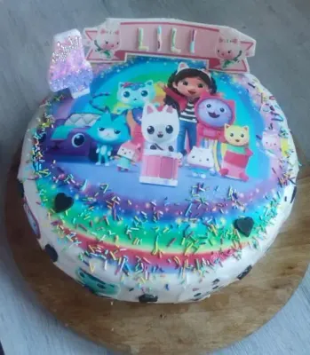 Fotka od zákaznice Lenka – Gel na jedlý papír - 50g / pro kulatý tisk do vel. 21cm