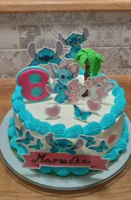 Fotka od zákaznice Jana – Jedlý papír LILO A STITCH ★ oblíbený tisk na jedlý papír