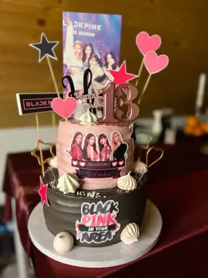 Fotka od zákaznice Kateřina – Jedlý papír BLACKPINK ★ oblíbený tisk na jedlý papír