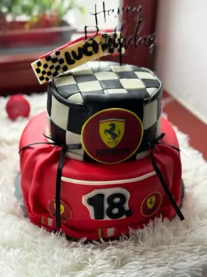 Fotka od zákaznice Eva – Jedlý papír FERRARI máme jako jedlý papír i fondán