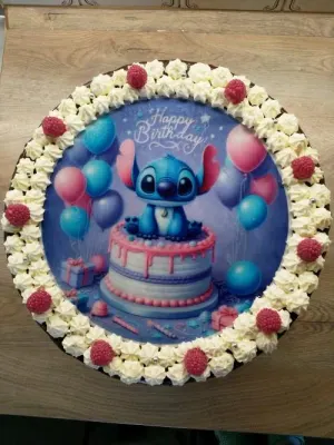 Fotka od zákaznice Lenka – Gel na jedlý papír - 50g / pro kulatý tisk do vel. 21cm