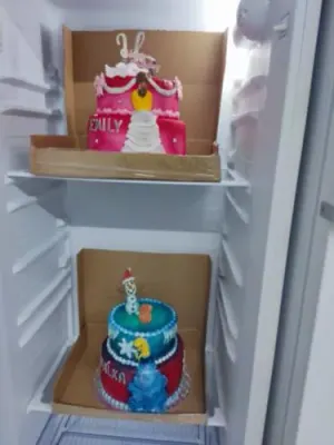 Fotka od zákaznice Iveta – Zápich do dortu stříbrno-růžový Happy Birthday ♡