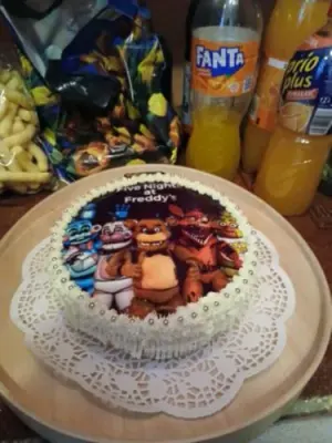 Fotka od zákaznice Pavlína – Jedlý papír FIVE NIGHTS AT FREDDYS máme jako jedlý papír i fondán