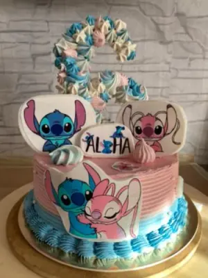 Fotka od zákaznice Martina – Jedlý papír Lilo & Stitch k výřezu tisk na jedlý papír | expresní dodání
