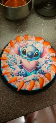 Fotka od zákaznice Monika – Jedlý papír LILO A STITCH tisk na jedlý papír | expresní dodání