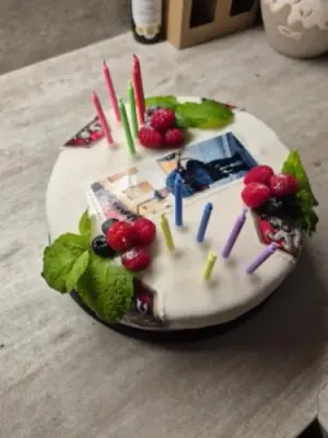 Fotka od zákaznice Lenka – Gel na jedlý papír - 50g / pro kulatý tisk do vel. 21cm