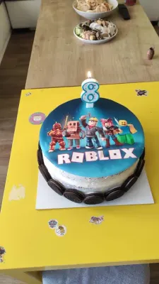 Fotka od zákaznice Adéla – Jedlý papír ROBLOX máme jako jedlý papír i fondán