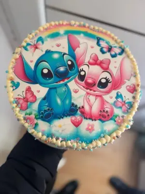 Fotka od zákaznice Veronika – Jedlý papír LILO A STITCH ★ oblíbený tisk na jedlý papír