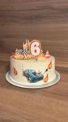 Fotka od zákaznice Petra – Jedlý papír HOT WHEELS v nabídce jedlý papír i fondán