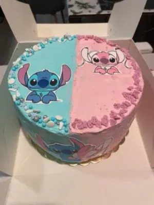 Fotka od zákaznice Kateřina – Jedlý papír Lilo & Stitch k výřezu tisk na jedlý papír | expresní dodání