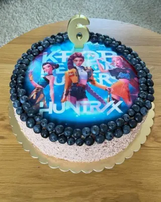 Fotka od zákaznice Jana – Jedlý papír K POP - LOVKYNĚ DÉMONŮ - HUNTERX ★ oblíbený tisk na jedlý papír