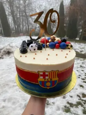 Fotka od zákaznice Markéta – Jedlý papír FC BARCELONA - SVĚTLÝ máme jako jedlý papír i fondán