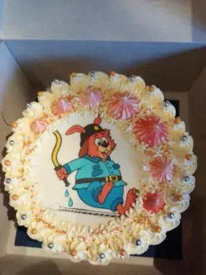 Fotka od zákaznice Marie – Tisk vlastního obrázku na JEDLÝ PAPÍR, nebo FONDÁN - CUPCAKES KOLEČKA