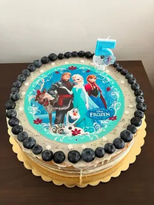 Fotka od zákaznice Eva – Obrázek na jedlém papíru: Frozen - Ledové království v nabídce jedlý papír i fondán