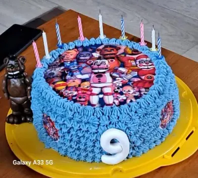 Fotka od zákaznice Lenka – Jedlý papír FIVE NIGHTS AT FREDDYS máme jako jedlý papír i fondán