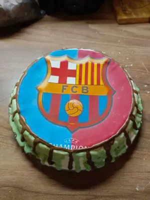 Fotka od zákaznice Zdeňka – Jedlý papír FC BARCELONA máme jako jedlý papír i fondán