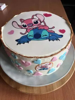 Fotka od zákaznice Soňa – Jedlý papír LILO A STITCH máme jako jedlý papír i fondán