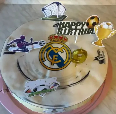 Fotka od zákaznice Lenka – Jedlý papír REAL MADRID máme jako jedlý papír i fondán
