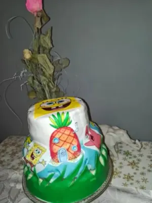 Fotka od zákaznice Lucie – Jedlý papír SPONGEBOB máme jako jedlý papír i fondán
