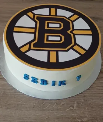 Fotka od zákaznice Renata – Jedlý papír BOSTON BRUINS máme jako jedlý papír i fondán