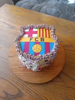 Fotka od zákaznice Zuzana – Jedlý papír FC BARCELONA - SVĚTLÝ máme jako jedlý papír i fondán