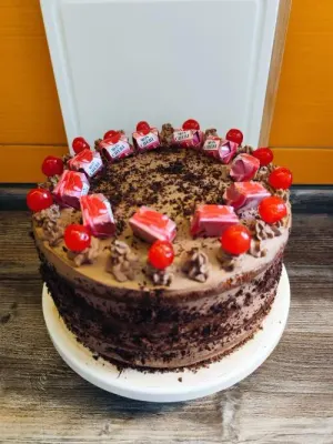 Fotka od zákaznice Dominika – Opies Koktejlové třešně červené 950 g