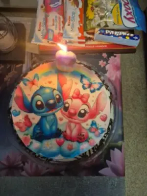 Fotka od zákaznice Lenka – Jedlý papír LILO A STITCH ★ oblíbený tisk na jedlý papír