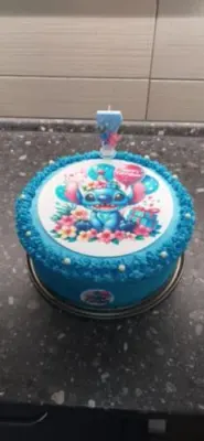 Fotka od zákaznice Monika – Jedlý papír Lilo & Stitch tisk na jedlý papír | expresní dodání