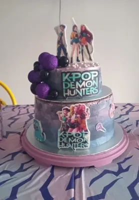 Fotka od zákaznice Tereza – Jedlý papír K POP - LOVKYNĚ DÉMONŮ - HUNTERX ★ oblíbený tisk na jedlý papír