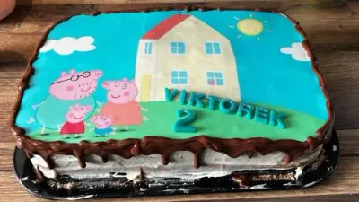 Fotka od zákaznice Kristýna – Jedlý papír PRASÁTKO PEPPA máme jako jedlý papír i fondán