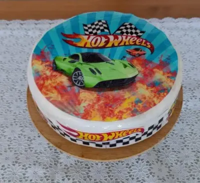 Fotka od zákaznice Olga – Jedlý papír HOT WHEELS ★ oblíbený tisk na jedlý papír