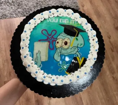 Fotka od zákaznice Nikola – Jedlý papír Sépiák Chobotnice - SpongeBob SquarePants máme jako jedlý papír i fondán