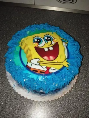Fotka od zákaznice Hana – Jedlý papír SPONGEBOB máme jako jedlý papír i fondán