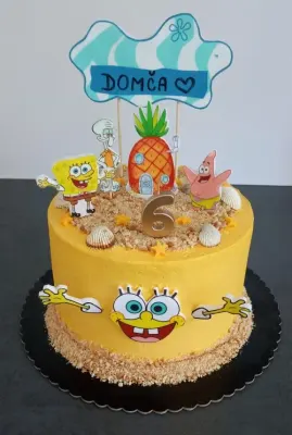 Fotka od zákaznice Romana – Jedlý papír SPONGEBOB v nabídce jedlý papír i fondán