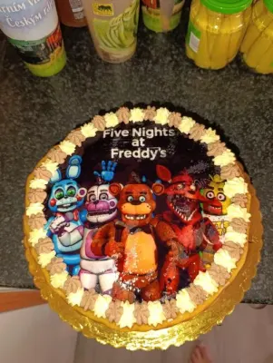 Fotka od zákaznice Kateřina – Jedlý papír FIVE NIGHTS AT FREDDYS máme jako jedlý papír i fondán