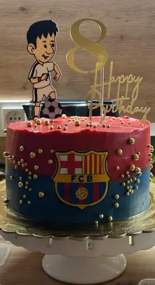 Fotka od zákaznice Michaela – Jedlý papír FC BARCELONA - SVĚTLÝ máme jako jedlý papír i fondán