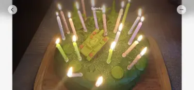 Fotka od zákaznice Dagmar – Cukrová figurka - tank | Skvělé pro Váš domácí dort