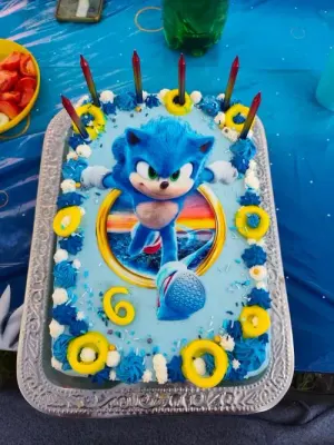 Fotka od zákaznice Jana – Jedlý papír SONIC máme jako jedlý papír i fondán