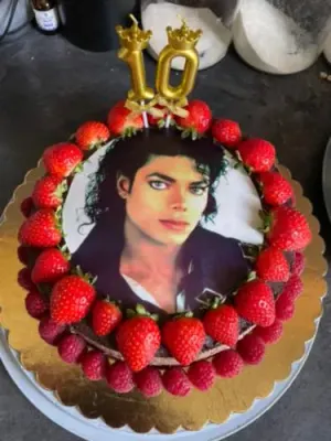 Fotka od zákaznice Hana – Obrázek na jedlém papíru: Michael Jackson v nabídce jedlý papír i fondán
