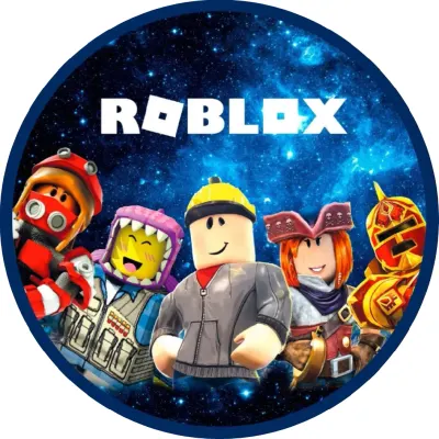 Roblox – herní postavy ve vesmíru – jedlý papír na dort
