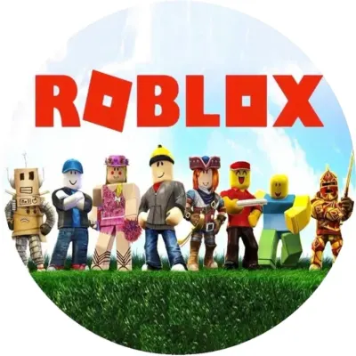 Roblox – tým herních postav – jedlý papír na dort