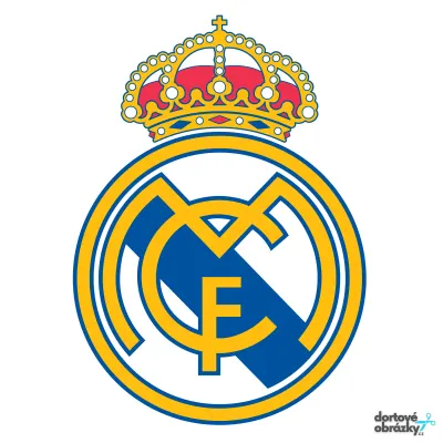 Fotbal – znak Real Madrid – jedlý papír na dort