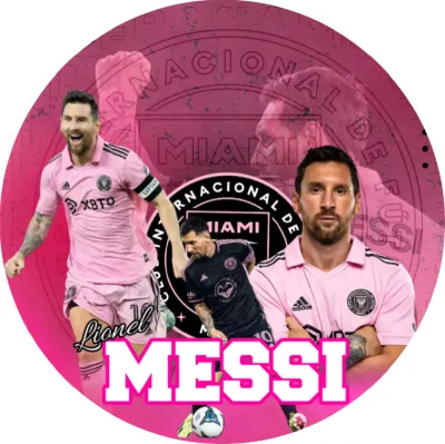 Fotbal – Lionel Messi Inter Miami – jedlý papír na dort