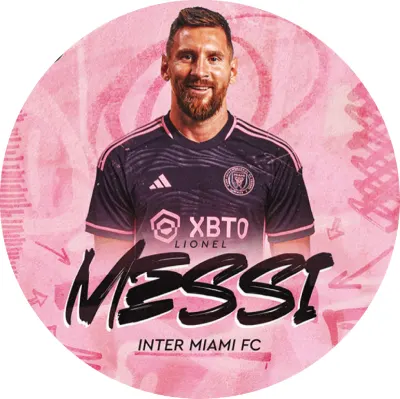 Fotbal – Lionel Messi v dresu Inter Miami – jedlý papír na dort