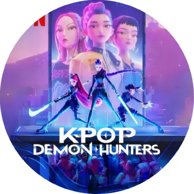 K-pop Lovkyně démonů – hrdinky v akci – jedlý papír na dort