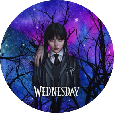 Wednesday – Wednesday a Věc v noci – jedlý papír na dort