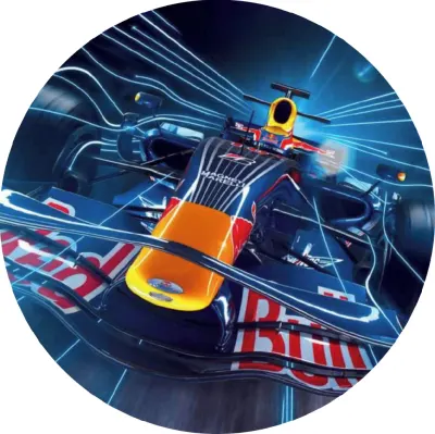 Formule 1 – závodní monopost Red Bull – jedlý papír na dort